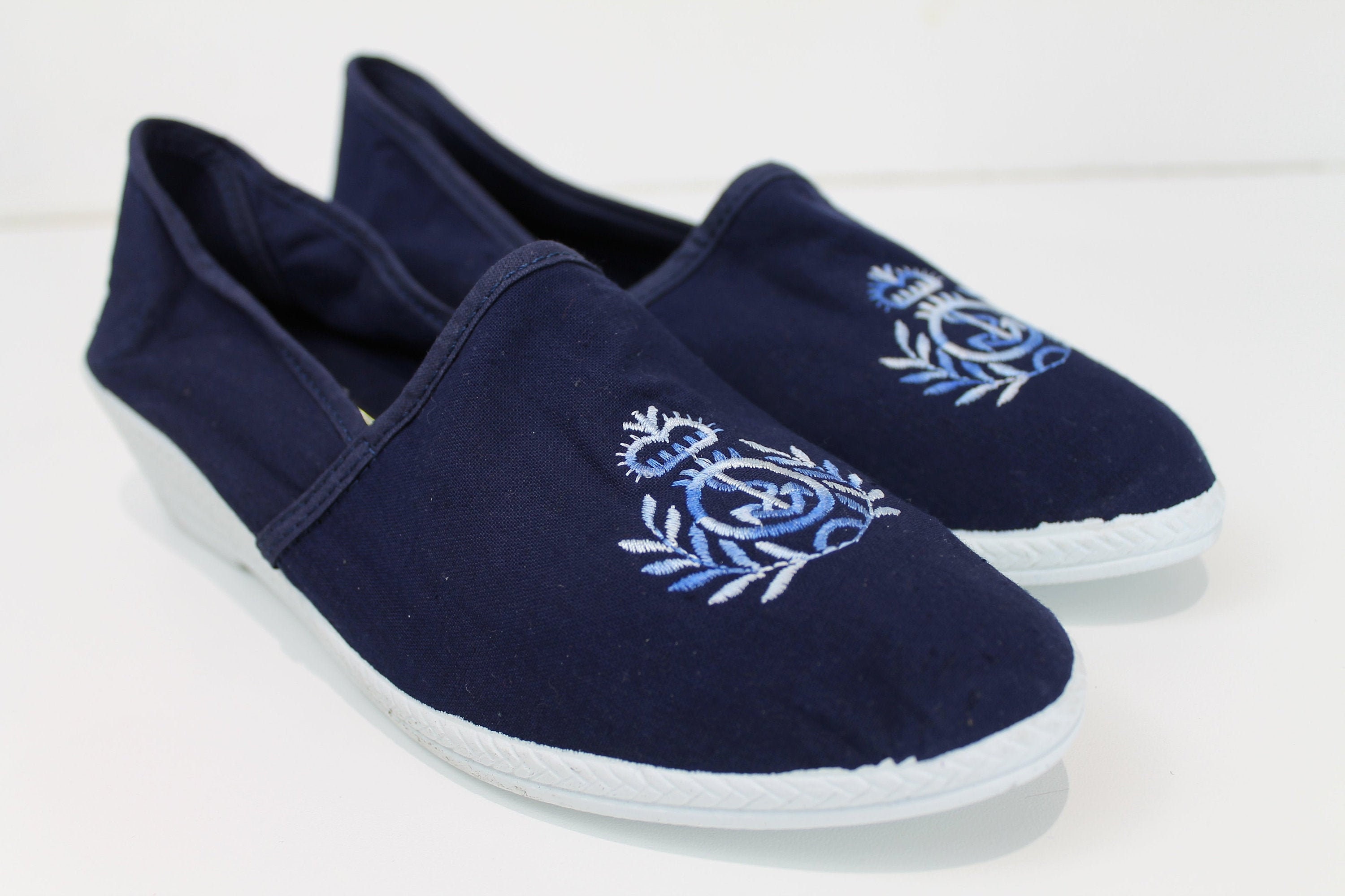 Nautical Shoes Vintage Slip on Shoes 