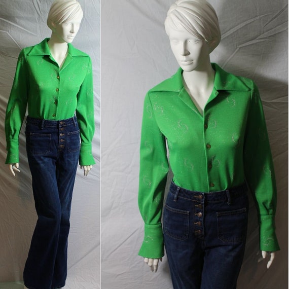 green dress shirt women