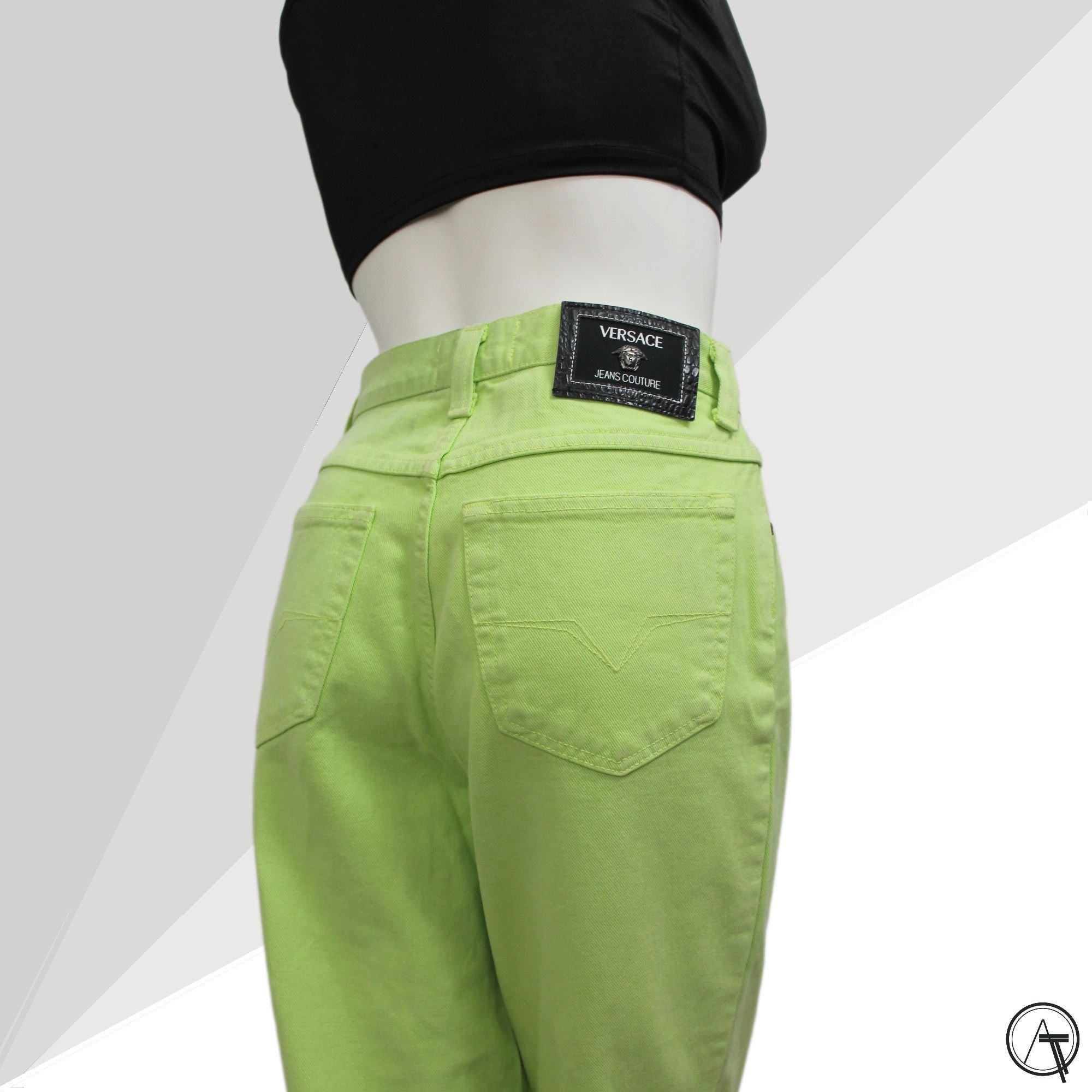 Versace Green Jeans - Etsy