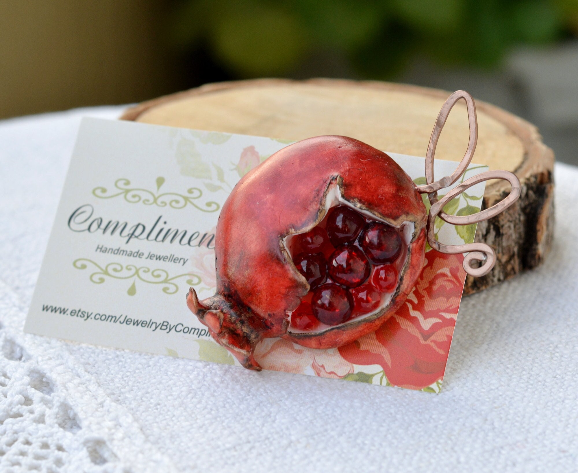 POMEGRANATE SCARF PIN | Accessories Gifts