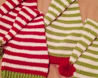Elf hats ,Christmas hat, elf hat, mens elf hat, womens elf hat, Baby elf hat, Childrens elf hat, christmas pictures, chirstmas gift for him