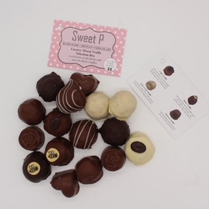 Luxury box of chocolates, 16 hand-made truffles and filled chocolates, perfect gift image 5