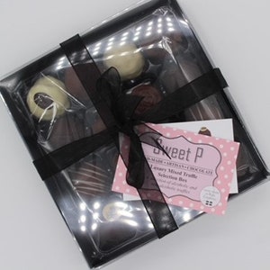 Luxury box of chocolates, 16 hand-made truffles and filled chocolates, perfect gift image 6