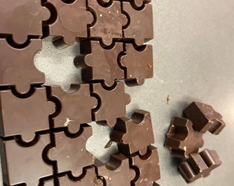 chocolate jigsaw puzzle