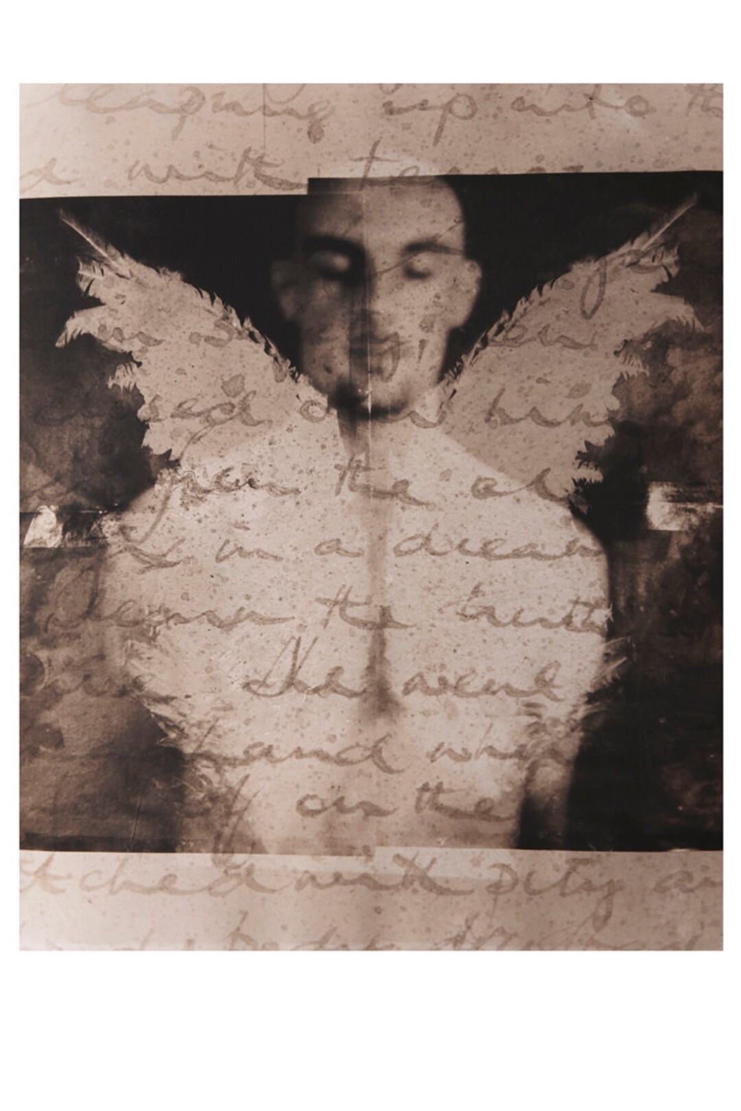 TEXTWING Mixed Media Photography Fine Art Ltd Giclee Print 20 X 30 Inch