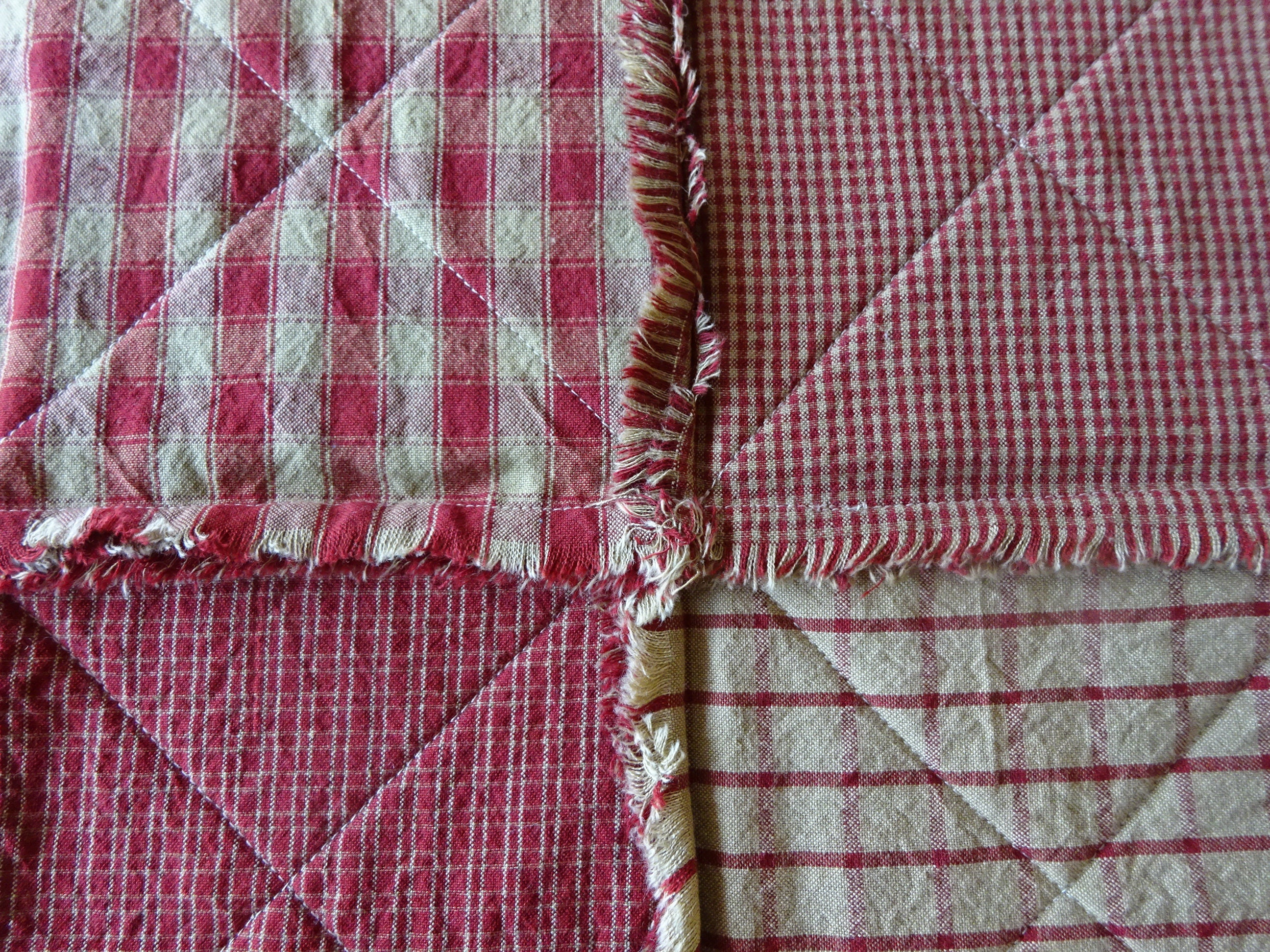 Rag Placemats 6 Rag Placemats Table Placemats Quilt Etsy