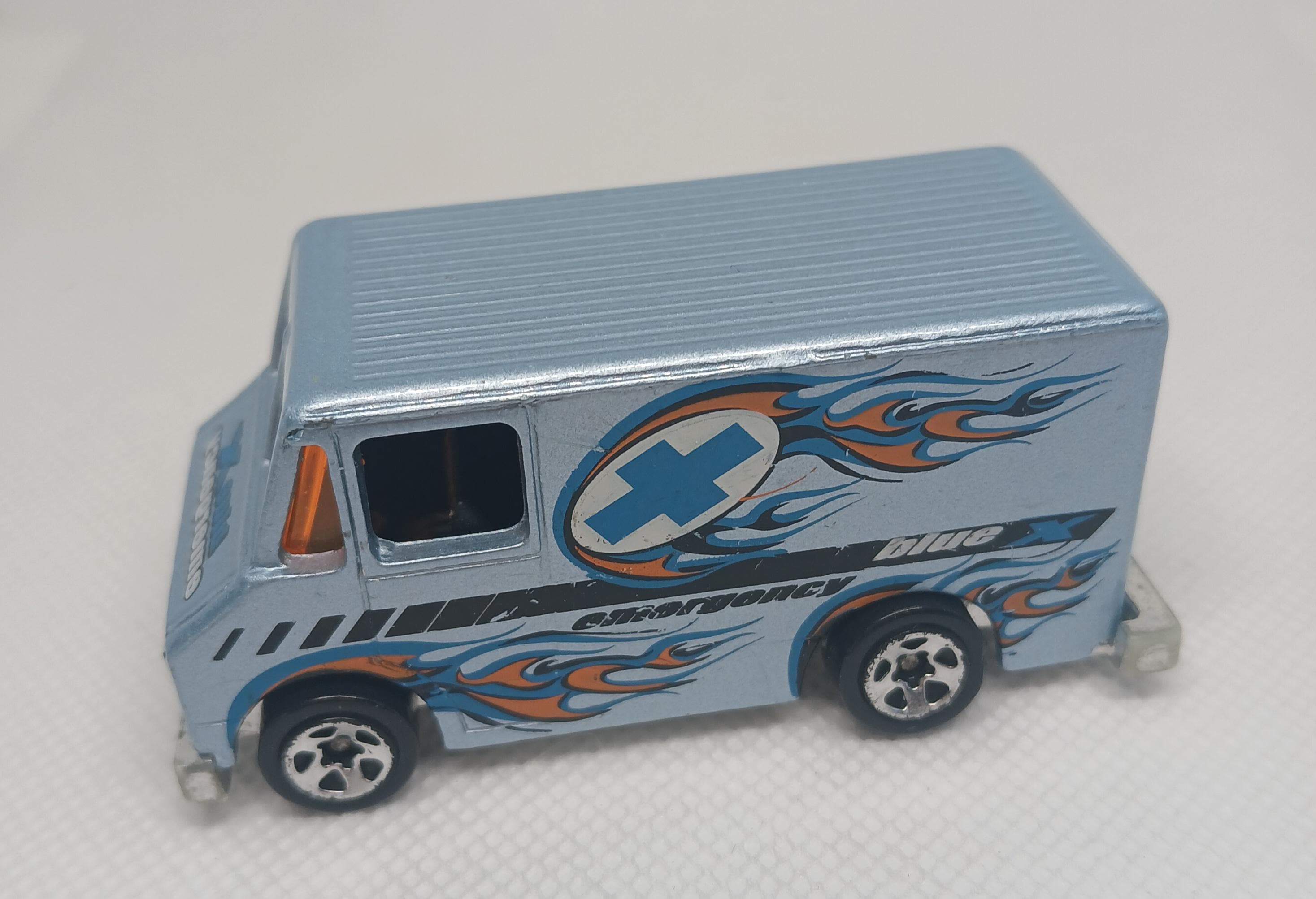 Jouet Vintage Hot Wheels Radio Dispatched Rescue Truck 1982 - Camion De Secours Jaune, Occasion