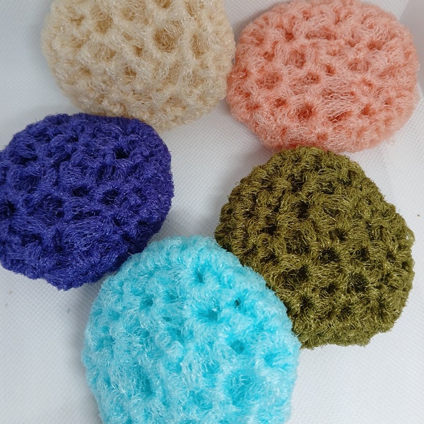 Dish Scrubbies, Nylon Scrubbies, Set Of 5 Scrubbies, Kitchen Scrubbies, Crocheted  Scrubbies , Hostess Gift, Crocheted Scrubby, Scrubbies