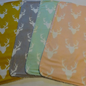 Baby Burp Cloth, Burp Cloth, Terry  Burp Cloth, Baby Gift, Burp Rag , Deer Burp Cloth, You Choose Burp Cloth, Price Is For One