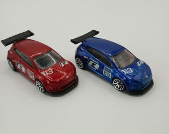 Hot Wheels Volkswagen Scirocco GT 24-red With White Wheels-long