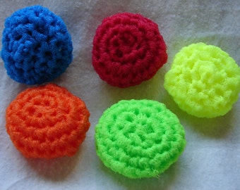 Dish Scrubbies, Nylon Scrubbies, Set Of 5 Scrubbies, Crocheted  Scrubbies , Hostess Gift, Crocheted Scrubby