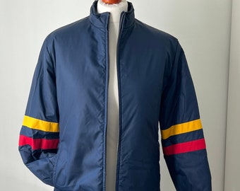 Vintage 80er Jahre Anorak, Bogner, Übergangsjacke, blau