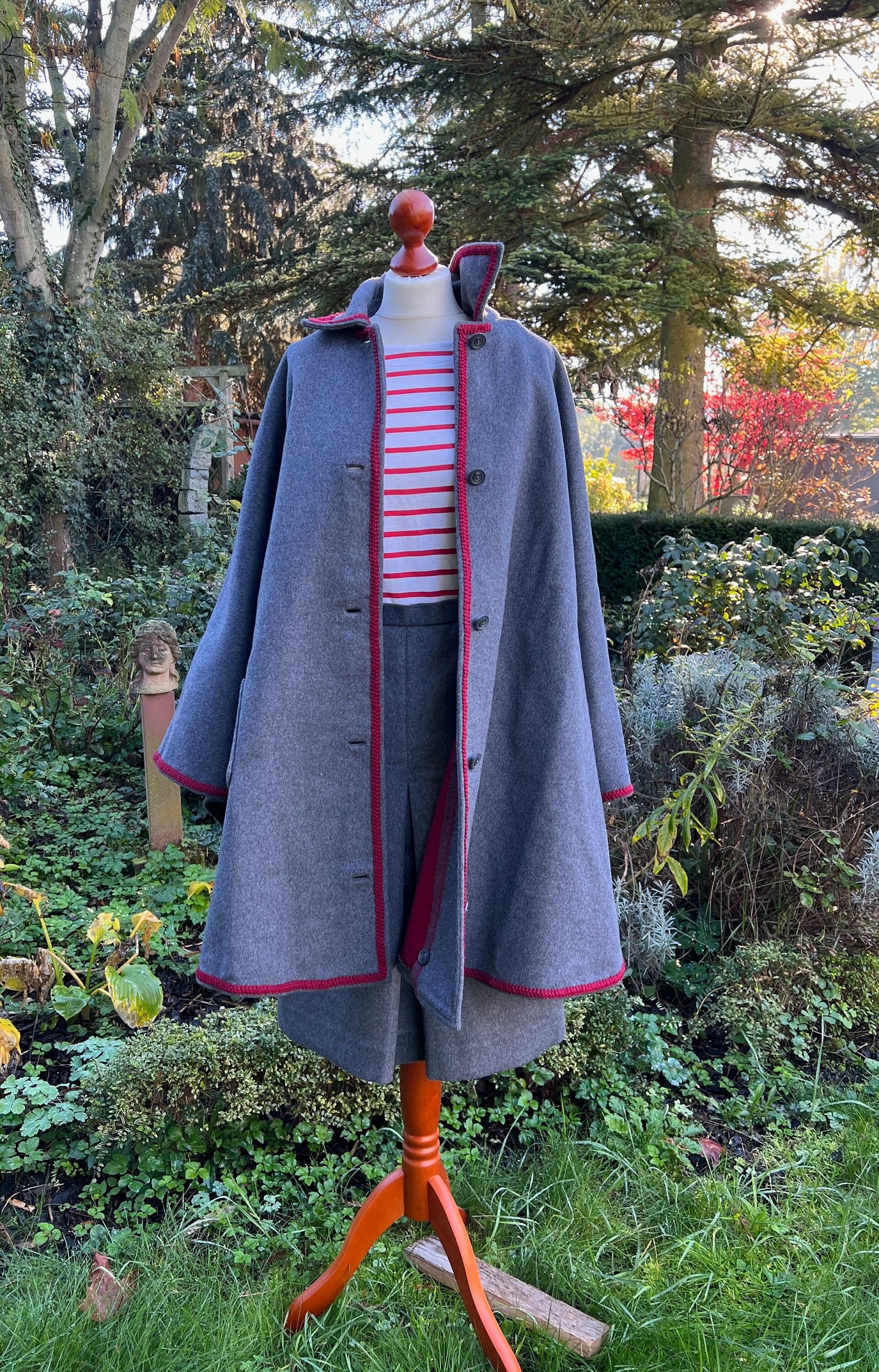 Vintage Cape Wollcape Loden Lodencape Costume Ensemble - Etsy