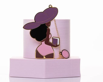 Black girl magic bookmark , Bookmark personalized, bookmark girl,handmade , African American woman, book lover,book club ,bookmark for women