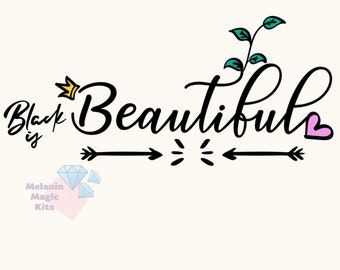 Me encanta ser negro / negro es hermoso svg / afroamericano svg / African American archivo de corte / cricut / citas svg/svg / vidas negras importan