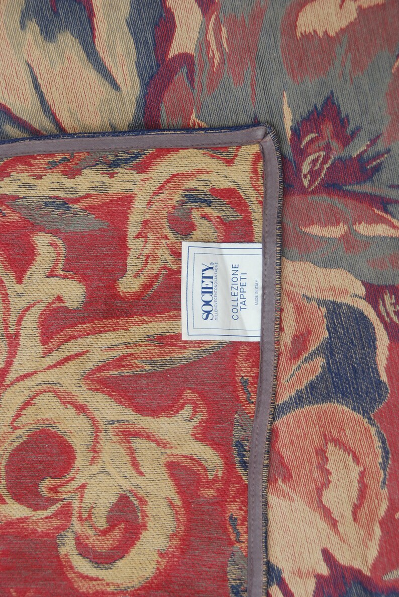 Exclusive Italian Society Collezione cotton rug. Floral decor Etsy