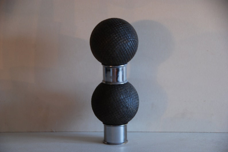 Boules are in heavy metal Playing quality. 2 vintage French Boules Lyonnaises These are the bigger version of p\u00e9tanque