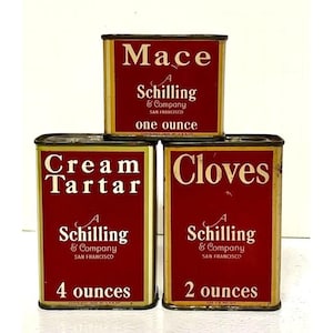 Schilling Spice Tins - Etsy