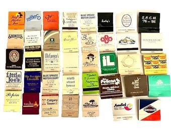 VTG Lot of 39  Matchbooks  Restaurants/Bars/Hotels & Business Assorted Location