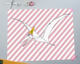 Pteranodon <3 ice cream poster