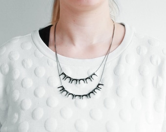 Double / Triple computer parts necklace