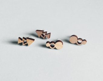 Triangles and Circles Earrings