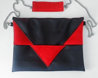 Grannies tablecloth clutch bag