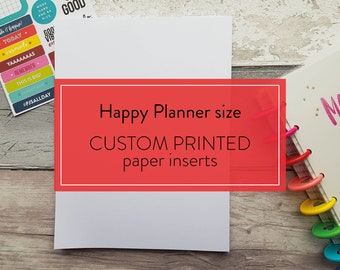 Custom Printed HAPPY PLANNER inserts, Create your perfect setup, MAMBI Happy Planner, BoxClever Press Busy Days