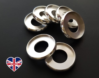UK-Made 30mm (1.25") Aluminium binding discs for disc-bound planners, notebooks and organisers (Atoma, Levenger, Myndology)