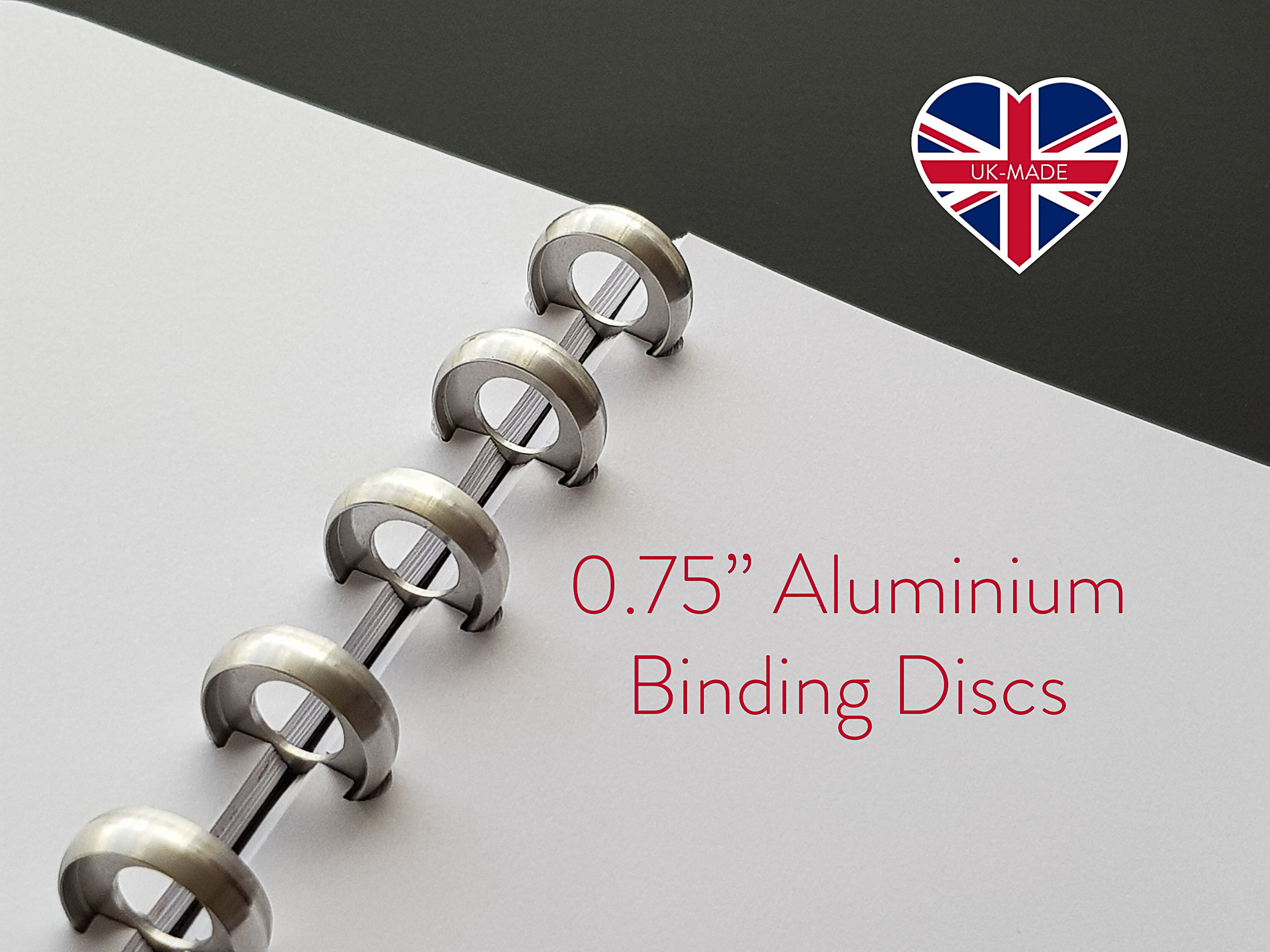 NEW Ukmade 20mm 3/4 Aluminium Binding Discs for Etsy UK