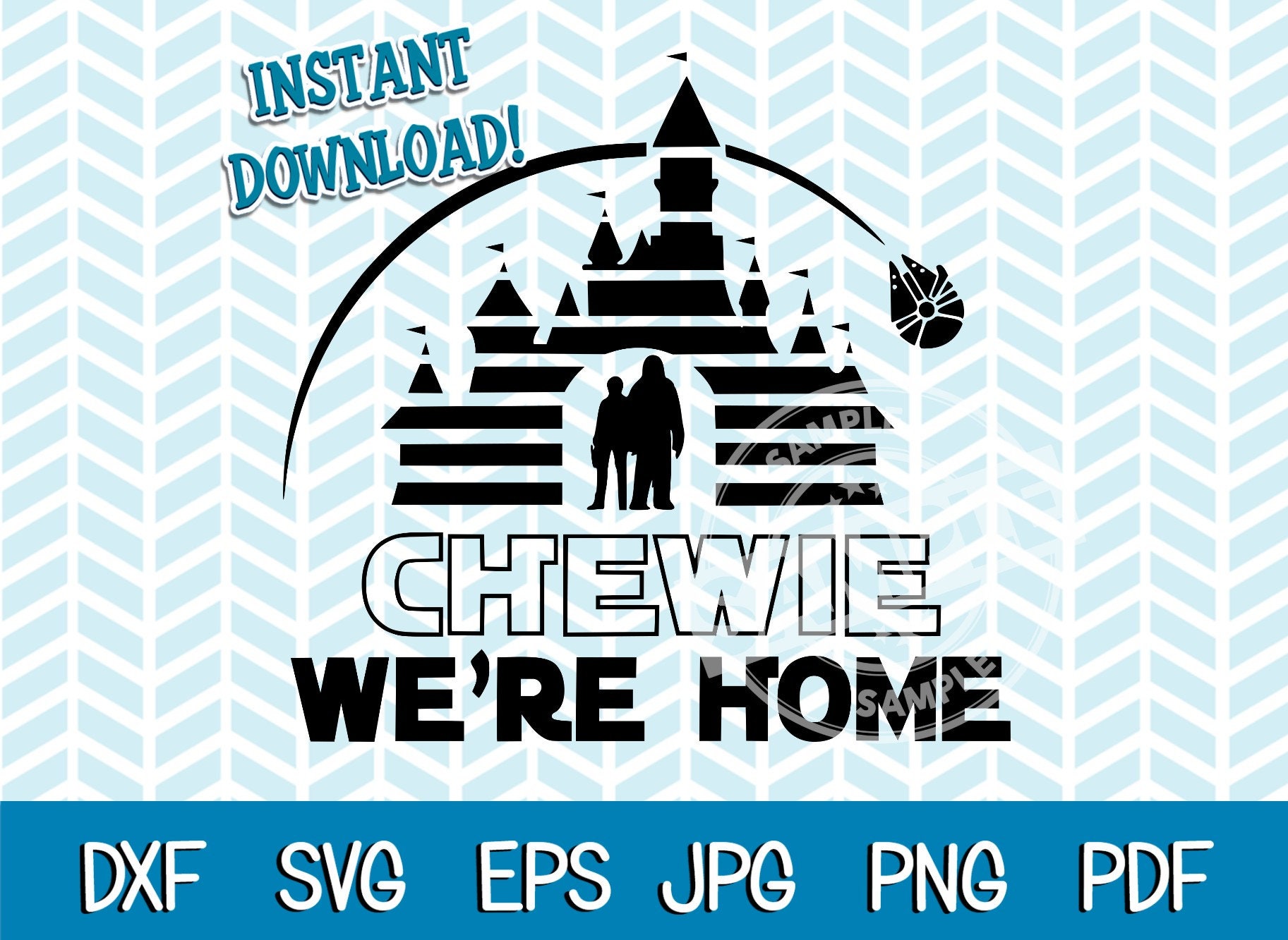 Walt Disney World Star Wars Chewbacca Han Solo Chewie We're Home …