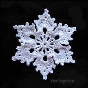 Crochet pattern "Snowflake" 1