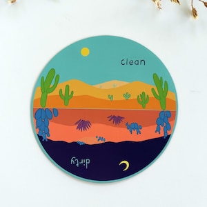 Dishwasher magnet clean dirty, dishwasher magnet, dishwasher sign, clean dirty dishwasher magnet, magnet for dishwasher, dirty clean magnet