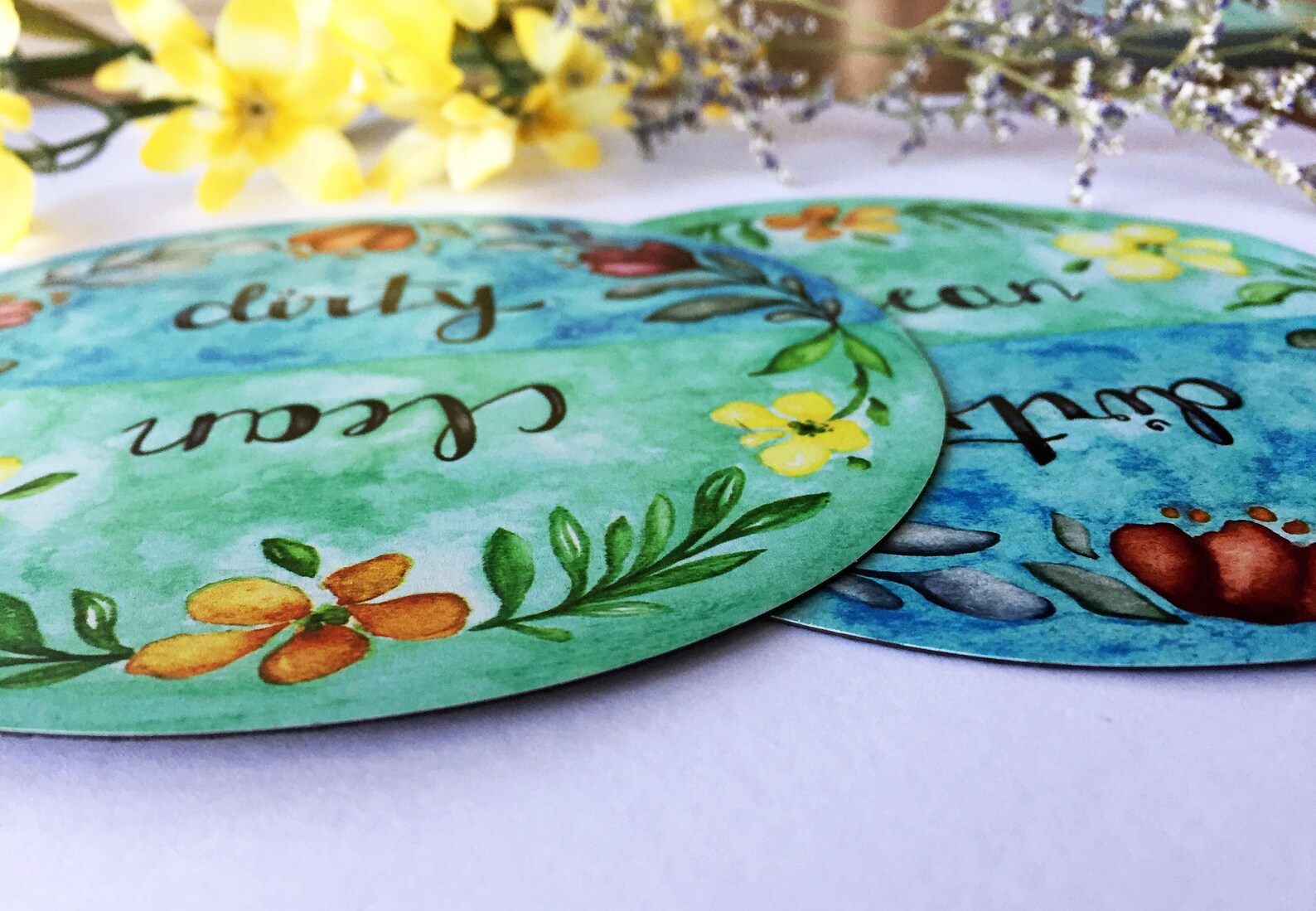 Dishwasher Clean Dirty Dishwasher Dishwasher Etsy