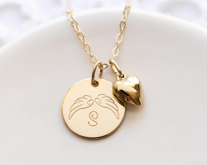 Personalized Miscarriage Necklace,  Gold Filled