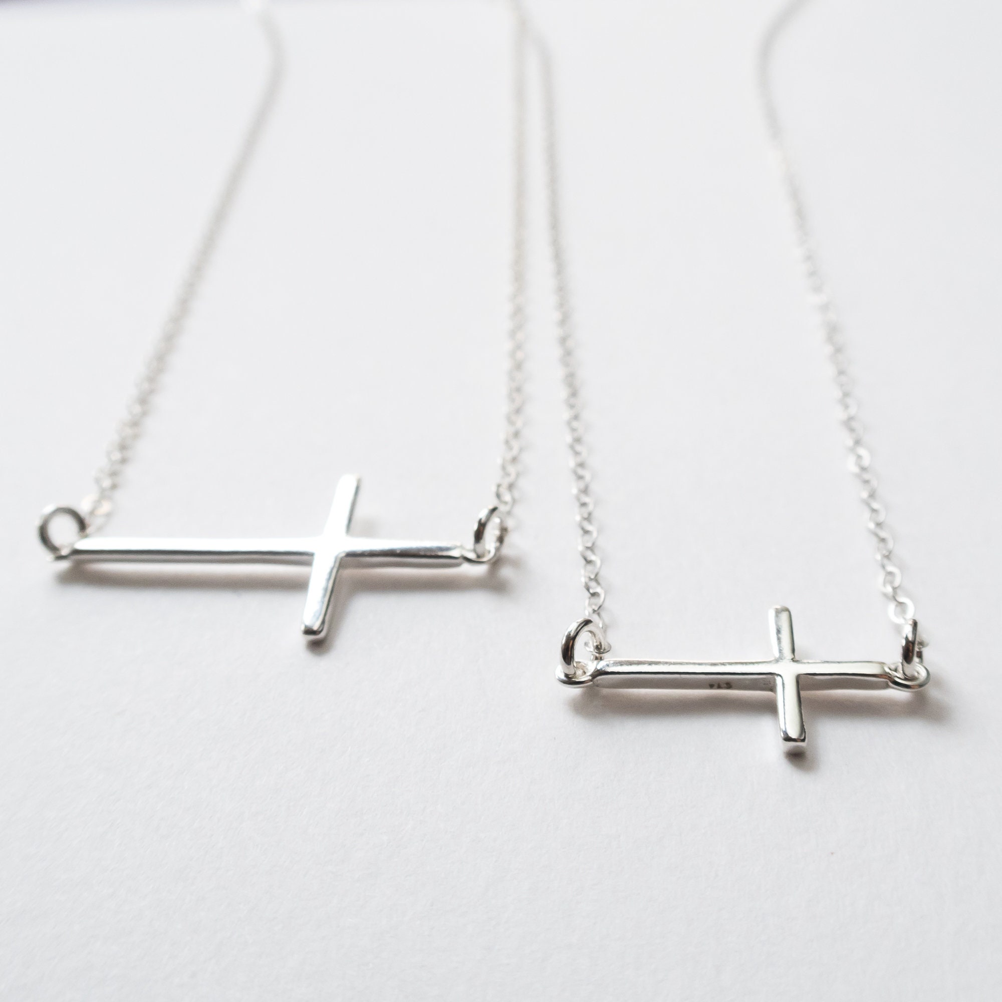 mother daughter cross necklace