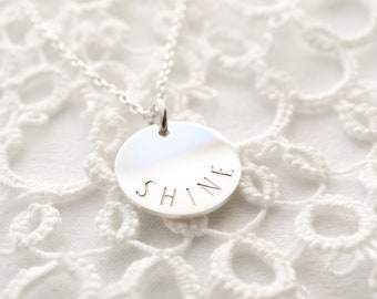 Sterling Silver Shine Necklace