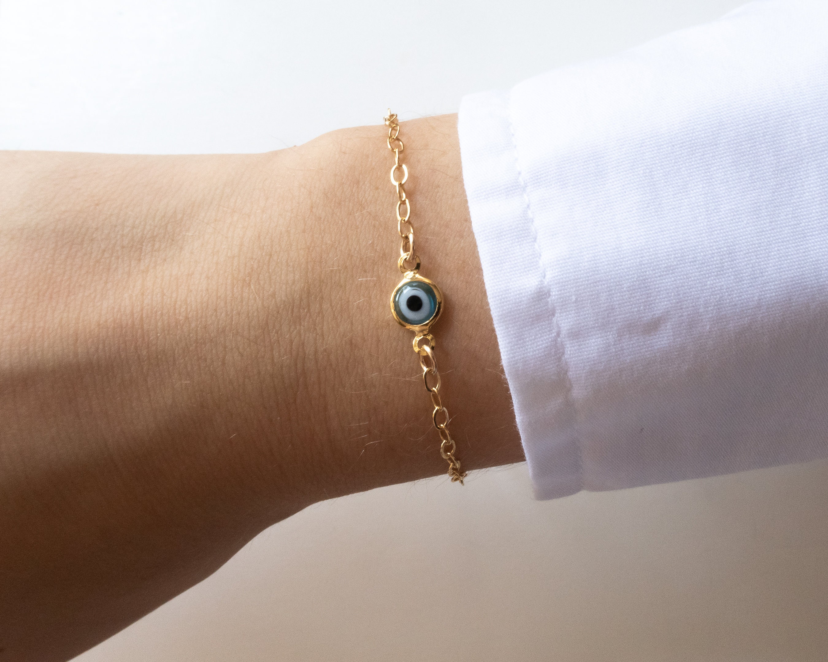 Greek Evil Eye bracelet Nazar Turkish Adjustable string protection Women  Men Kid | eBay