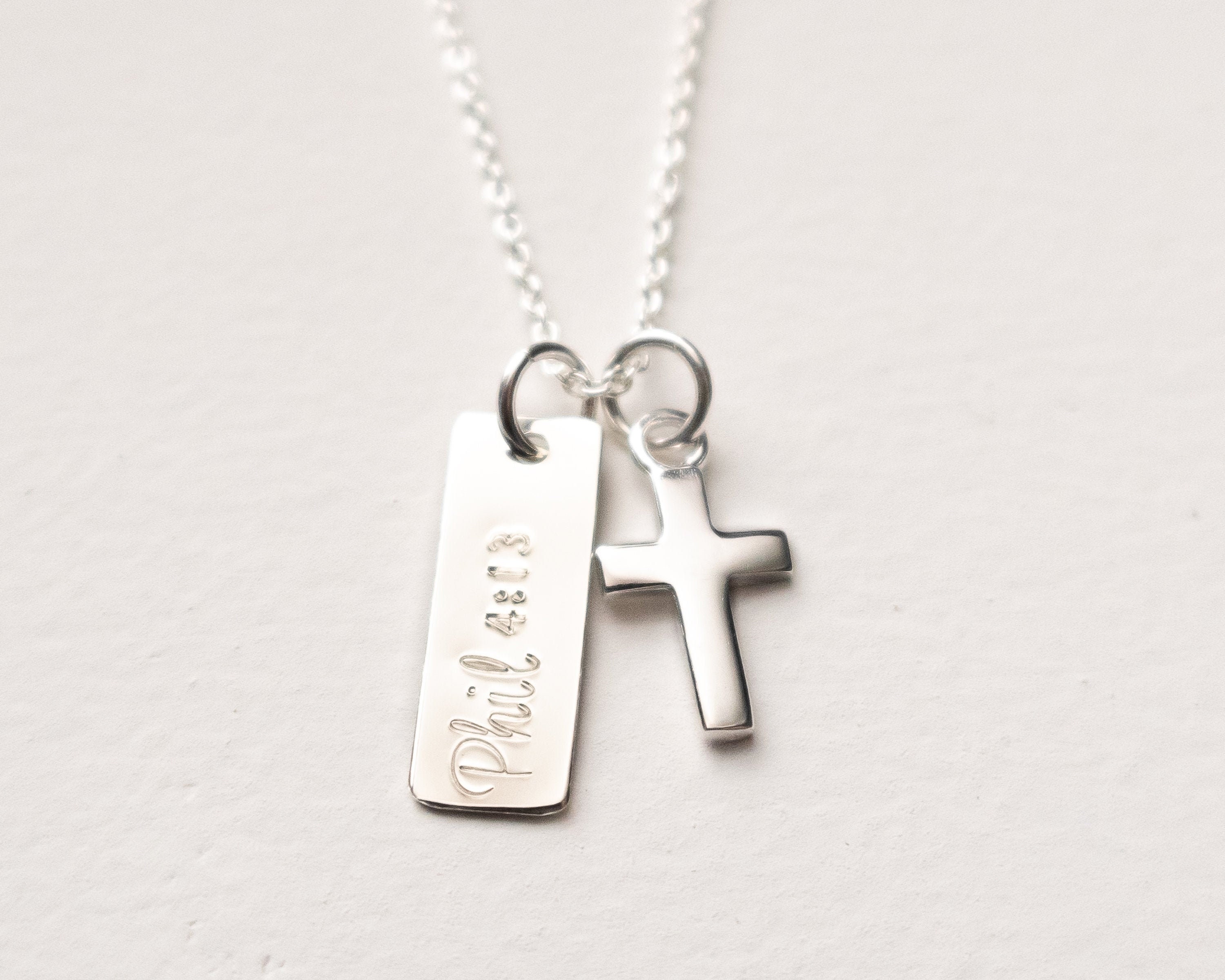 Shiv Jagdamba Dog Tag Necklace for Men Bible Verse Cross Pendant Sterling  Silver Stainless Steel Pendant Price in India - Buy Shiv Jagdamba Dog Tag  Necklace for Men Bible Verse Cross Pendant