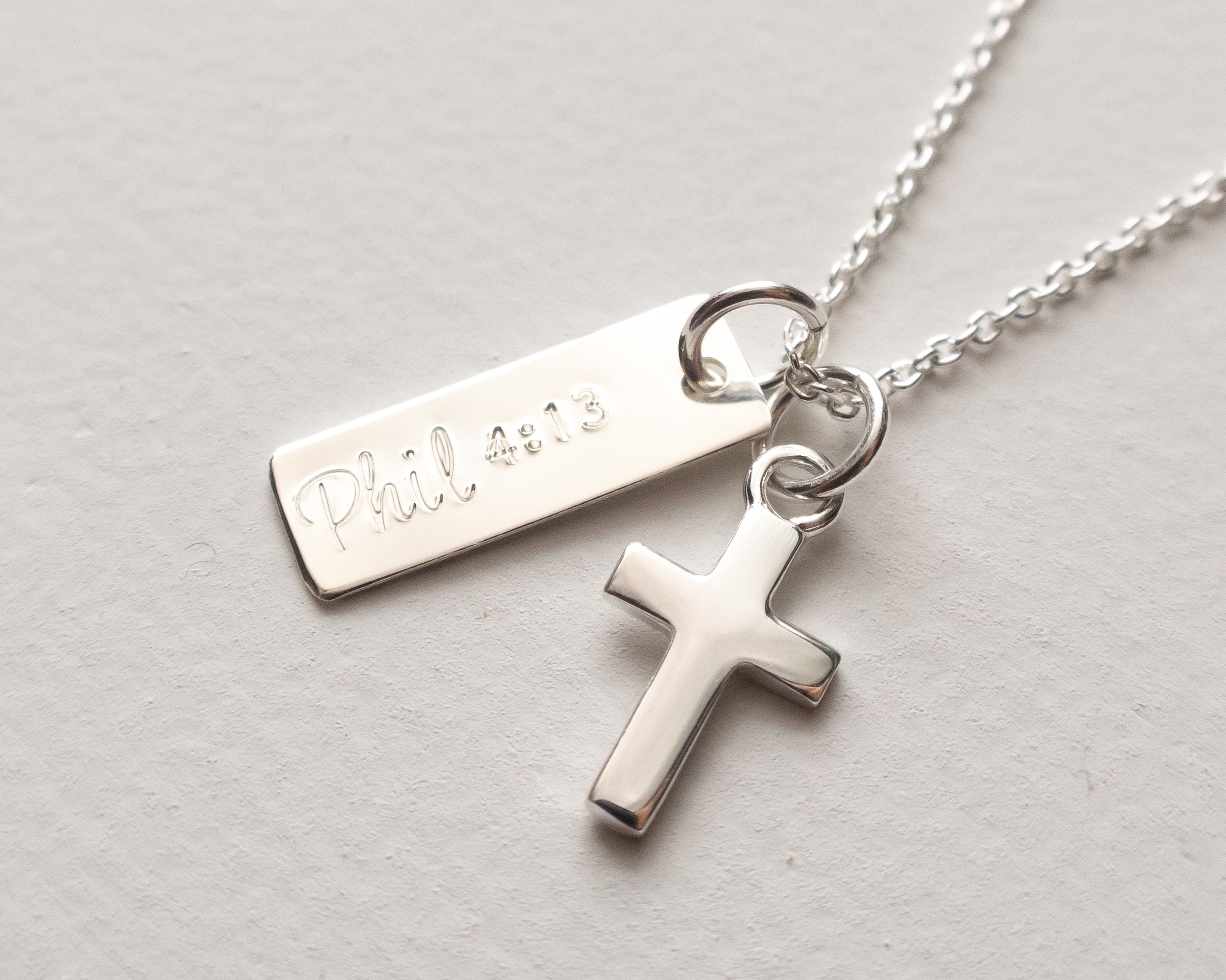 Easter Cross Necklace Bible Verse Stainless Steel American - Temu