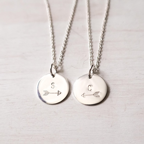 Best Friend Gifts • Tribe Friendship Necklace • Sterling Silver Jewelry •  Two Connected Circles • Friends Forever • Soul Sister Gift Necklace • Pizza  • Birthday Gifts for Women • Friendship Jewelry
