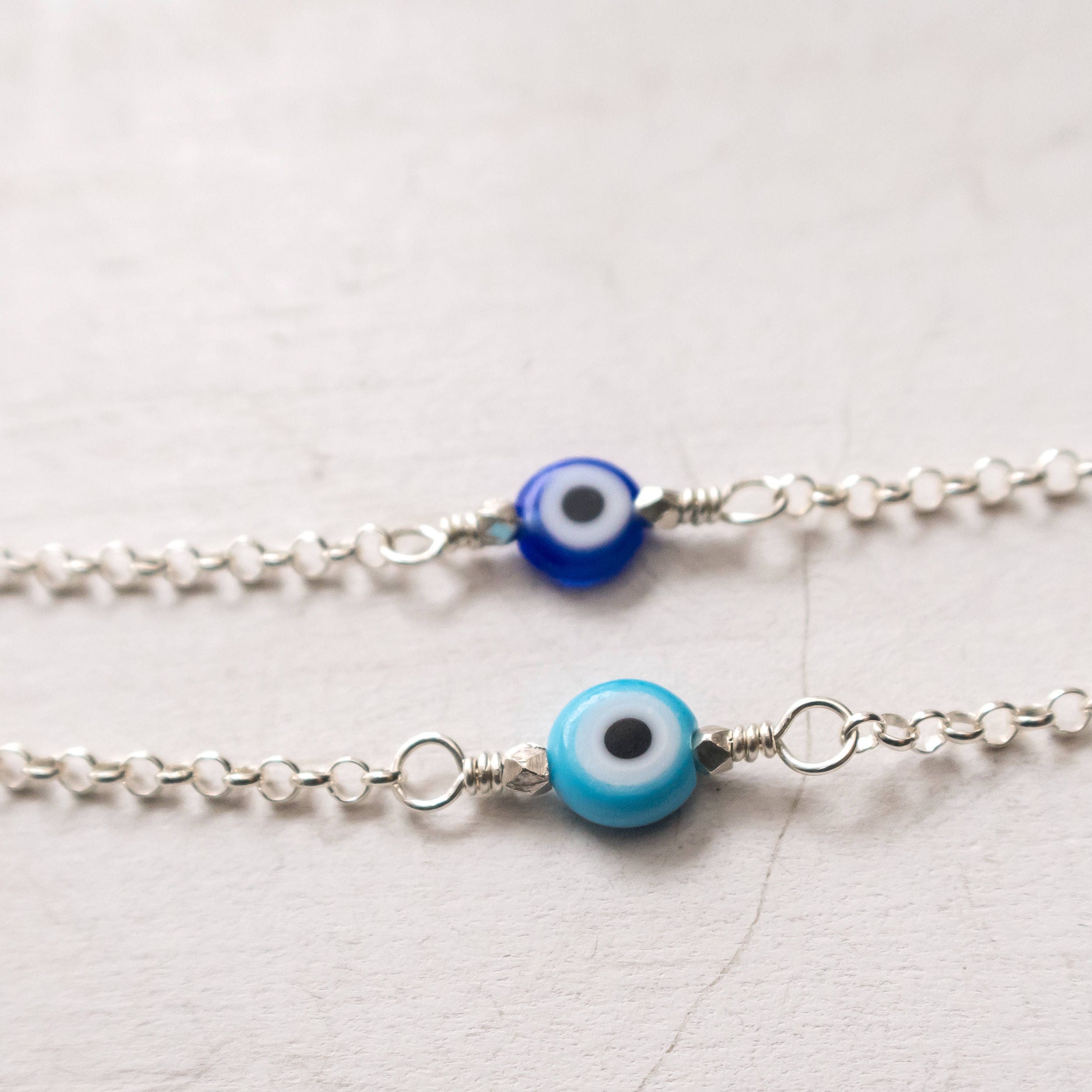 Handmade Turkish Blue Evil Eye Tiger Eye Bracelet With 8mm Beads For Men  And Women Perfect For Yoga And Reiki Turquoise Jewelry From Mkny, $0.88