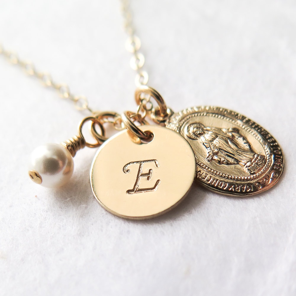 Miraculous Medal, First Communion Gift, Virgin Mary