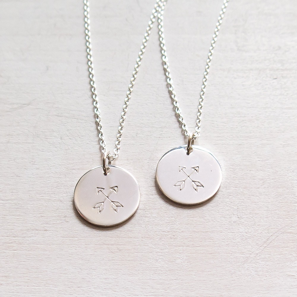 4 friends necklace set- Set of 4 necklaces, Gift Set, Friendship