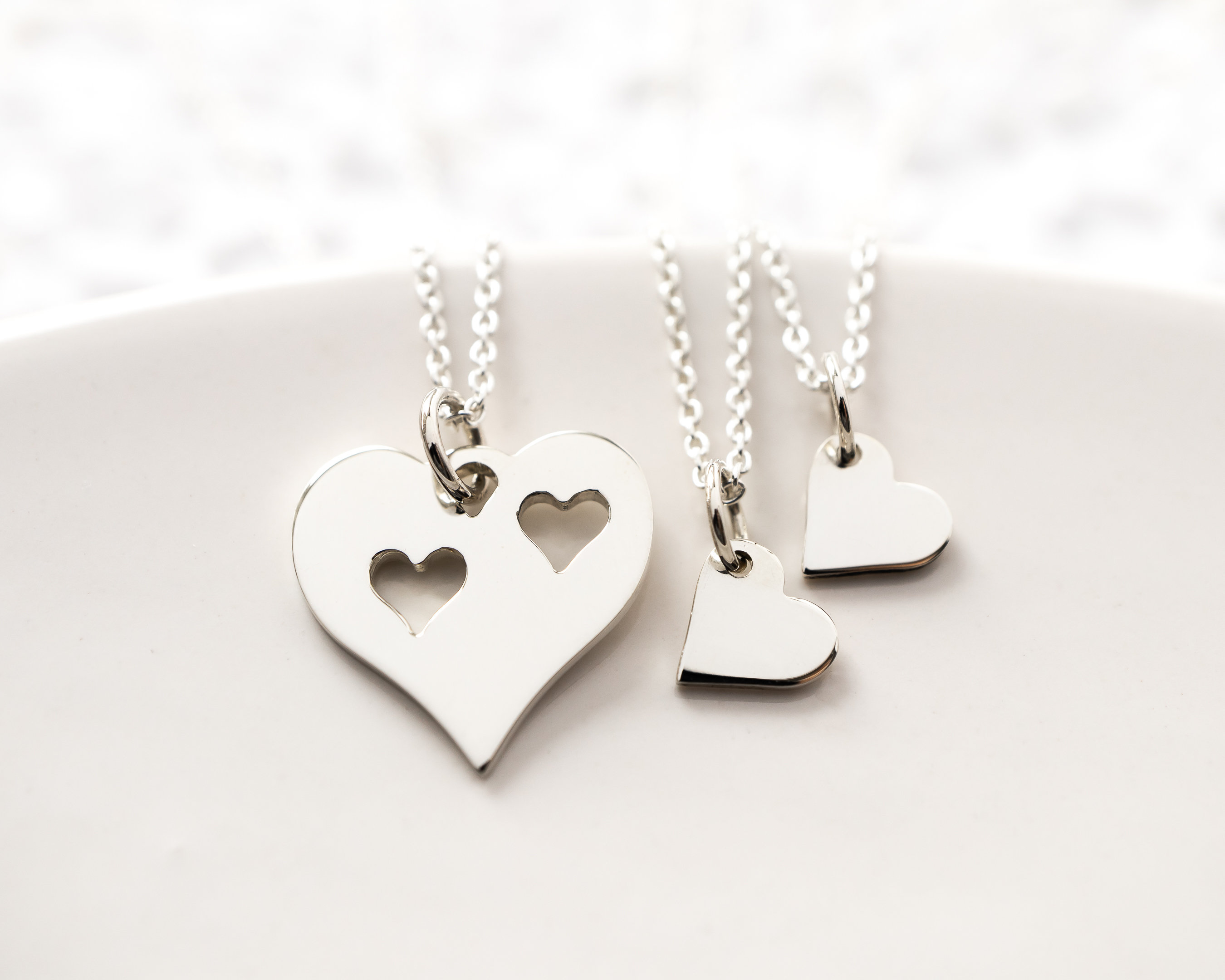 Valentine's Day Present Mother Daughter Heart Necklace Women Love Mom  Mother's Day Gift For Mother GiftNecklaces For Women - Walmart.com