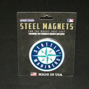 MLB Seattle Mariners Steel Magnet