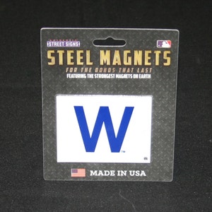 MLB Chicago W Flag Steel Magnet
