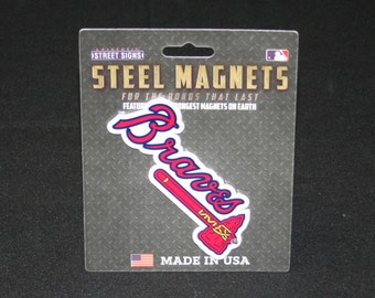 MLB Atlanta Braves Steel Magnet
