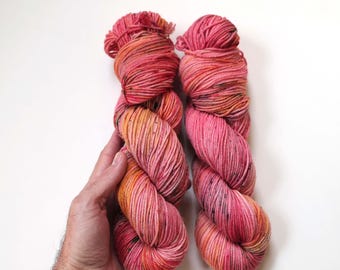 Variegated DK Weight Yarn | Hand Dyed Superwash Merino Nylon, Fruit Salad