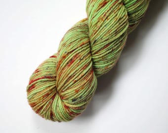 Speckled Superwash Merino DK Yarn | Spicy & Tajín, Hand Dyed